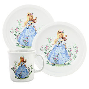 Kindergedeck Set 3-tlg. | Kindergeschirr | Dornröschen