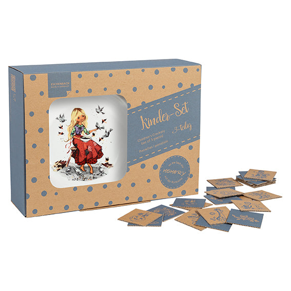 Kindergedeck Set 3-tlg. | Kindergeschirr | Aschenputtel