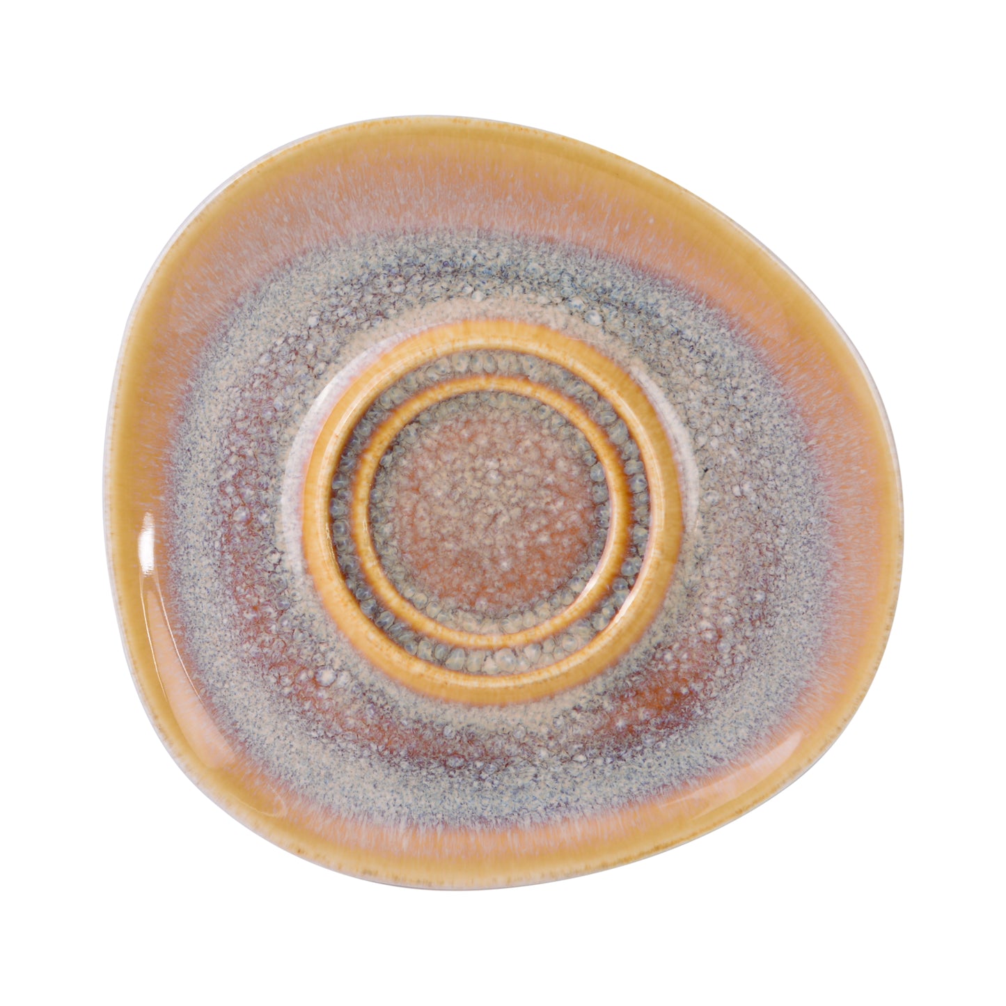 Untertasse 16 x 15cm Doppelspiegel | GAIA | Yellow