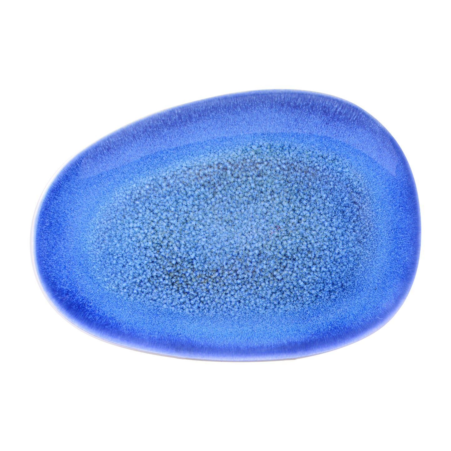Platte oval 33 x 23cm | GAIA | Blue