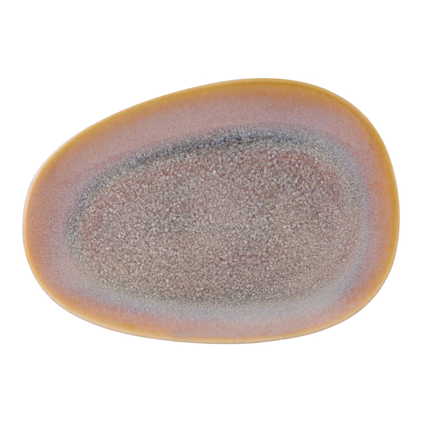 Platte oval 33 x 23cm | GAIA | Yellow