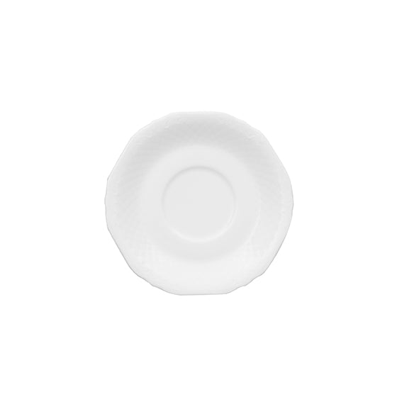 Untertasse 17 cm | La Reine | Weiss