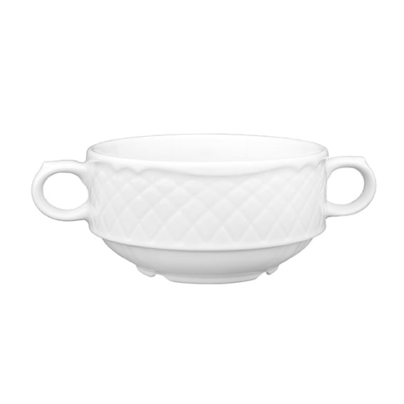 Suppen-Obere 0,26 l stapelbar | La Reine | Weiss