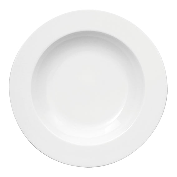 Teller tief 29 cm Fahne | Primavera | Weiss