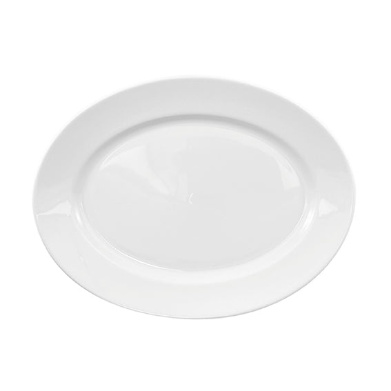 Platte oval 28 cm | Primavera | Weiss