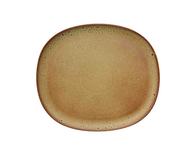 Teller flach eckig 29 x 26cm | Ora | Arica sand