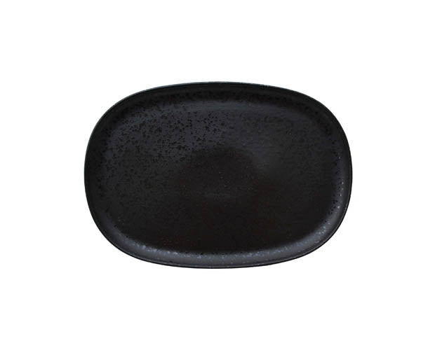 Platter 33 x 23cm | Ora | Taba schwarz