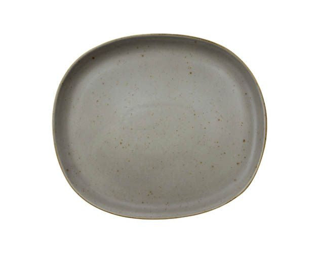 Servierplatte 34 x 30cm | Ora | Avola grau