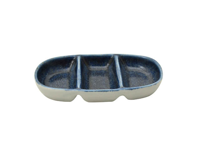 Dipschale dreiteilig | Ora | Forio blau