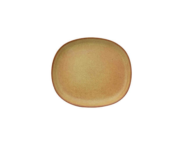 Teller flach eckig 20 x 17,5cm | ORA | Arica Sand