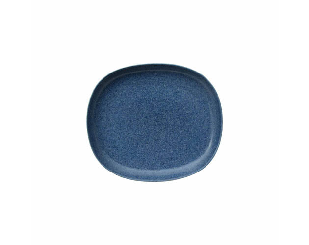 Teller flach eckig 20 x 17,5cm | ORA | Forio blau