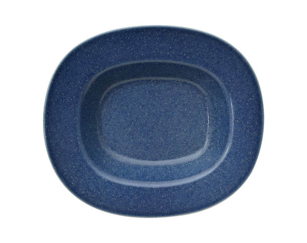 Teller tief eckig Fahne 24 x 21cm / 0,32l | ORA | Forio blau