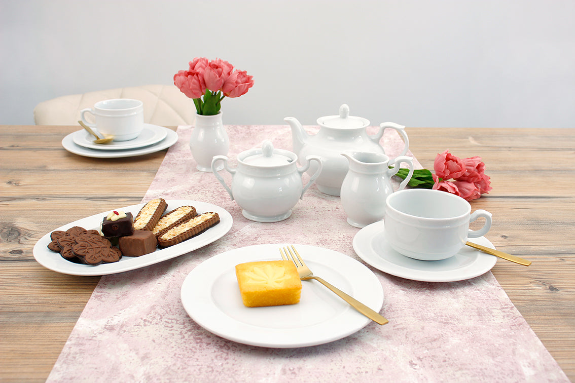 Kaffee- Tee- Set 20-tlg. | Alice | weiß