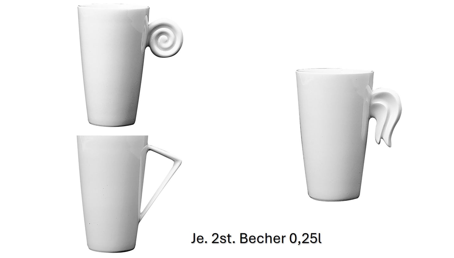 Becher Set 6-tlg. | Bistro&Co. | weiß