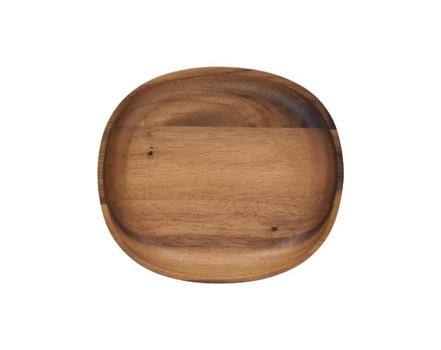 Tablett oval tief 24 x 21cm | ORA | Holz Accessoire