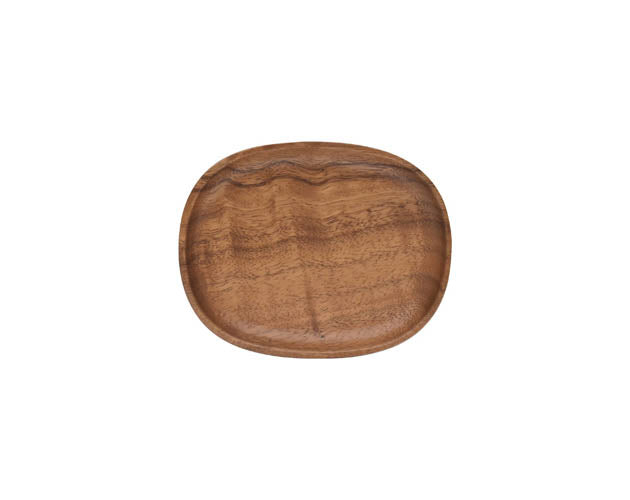 Tablett oval 16 x 13,5cm | ORA | Holz Accessoire