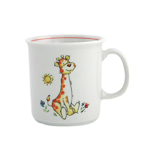 Becher mit Henkel 0,21 l | Kindergeschirr | Giraffe