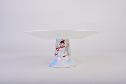 kuchenständer mit Fuß 22,5 cm | Christmas | Winter Cheer Snowman
