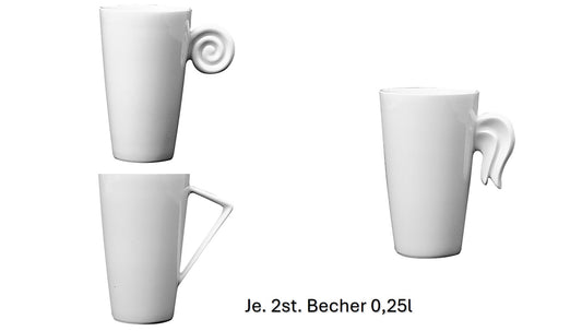 Becher Set 6-tlg. | Bistro&Co. | weiß
