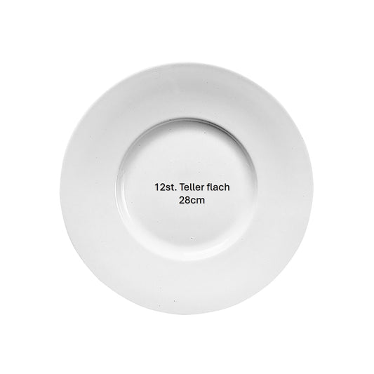 Speiseteller 28cm 12-tlg. | Bistro | weiß