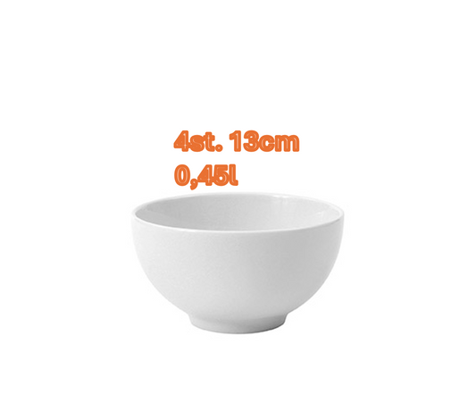 Schüssel 4-tlg. 13cm/0,45l. | Barkarole | weiß